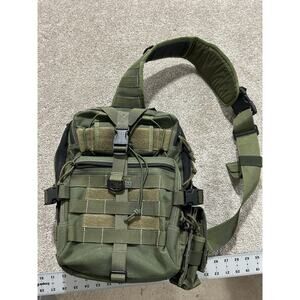 Maxpedition Malaga Gearslinger W/ Added Pouch Sling Bag Tactical Hiking